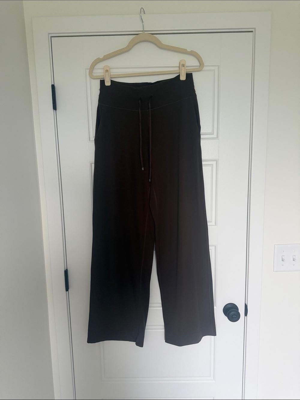 lululemon athletica Black Wide-Leg Drawstring Pants